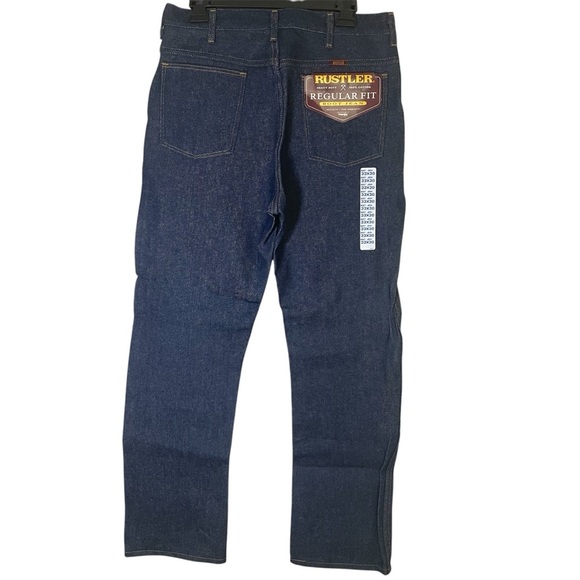 Vintage 90s DEADSTOCK Rustler By Wrangler Western Jeans - Picture 2 of 7